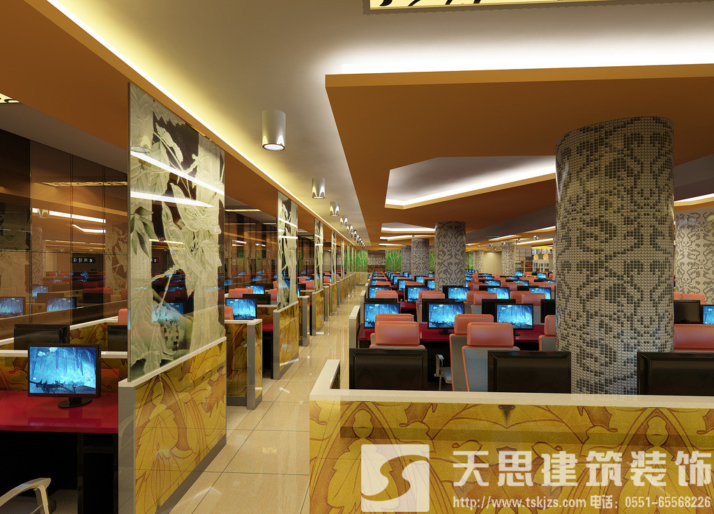 網(wǎng)吧裝修營造休閑娛樂好場(chǎng)所